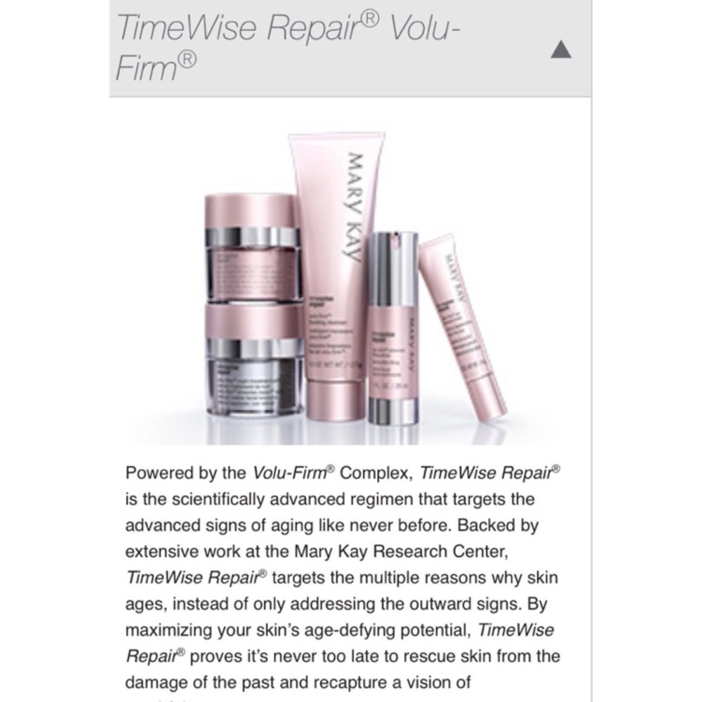 Mary Kay TimeWise Repair Volu-Firm Set - Pink and Silver